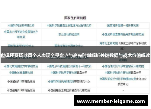 世俱杯赛场球员个人表现全景盘点与高光时刻解析关键数据与战术价值解读 世俱杯赛场球员个人表现全景盘点与高光时刻解析关键数据与战术价值解读